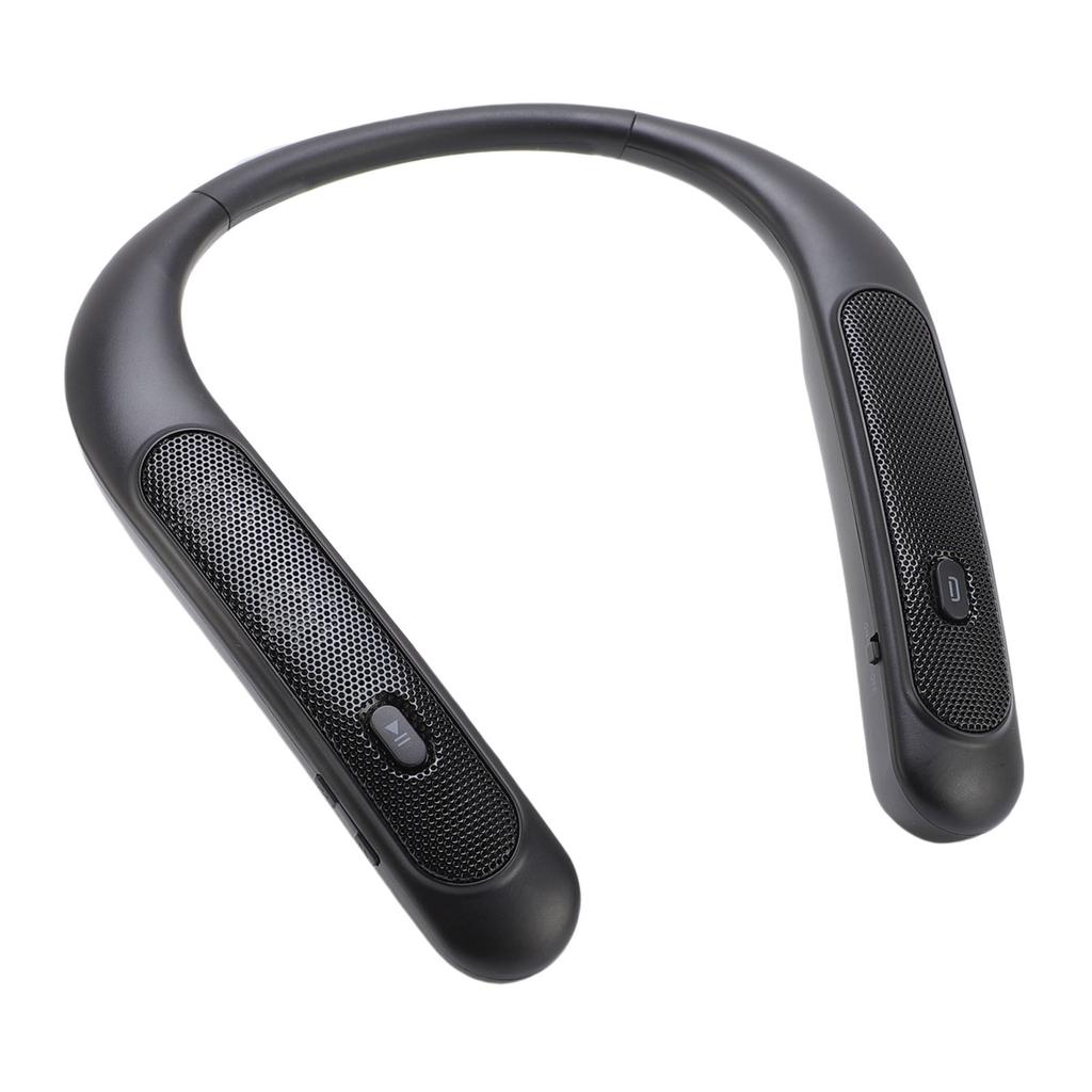 Nackenbügel-Lautsprecher Kabellos 3D-Stereo-Sound Eingebautes Mikrofon Geringe Latenz Wiederaufladbarer Körper Sportlautsprecher mit 12H Spielzeit