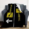 Airport Signs Flannel Blanket Throw Blanket Soft Warm Sofa Bed Camping Car Home Decor Unique Christmas Gift C9302001