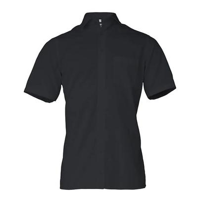 Marvelis Mens Poplin Modern Short-Sleeved Shirt