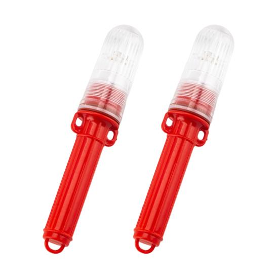 1/2/3Pcs Boat Flares LED Warning Lights Super Bright Multiple Lighting Modes Mini Size Waterproof Boat Safety Kit Emergency Signal Lamps
