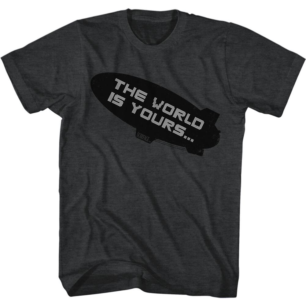Scarface Movie The World Is Yours Blimp Men T Shirt Al Pacino Cuban Mafia M