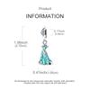 Suitable For Authentic Bracelets Skirt Princess Evening Dress Ballet Shoes High Heels Genuine Copper Charm Bead Elements Jewelry Creation Present