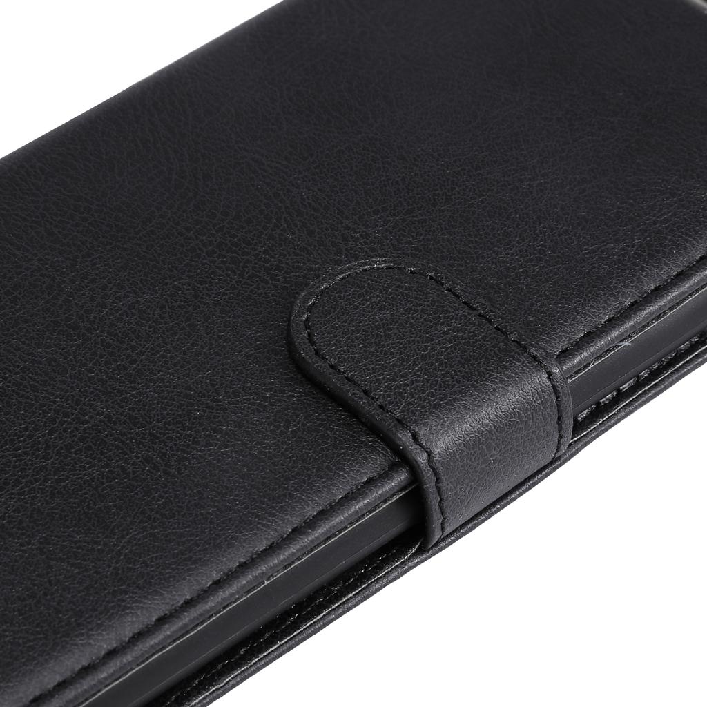 For Samsung Galaxy S23 FE Case Solid Color Leather Mobile Cover Wallet Stand with Strap