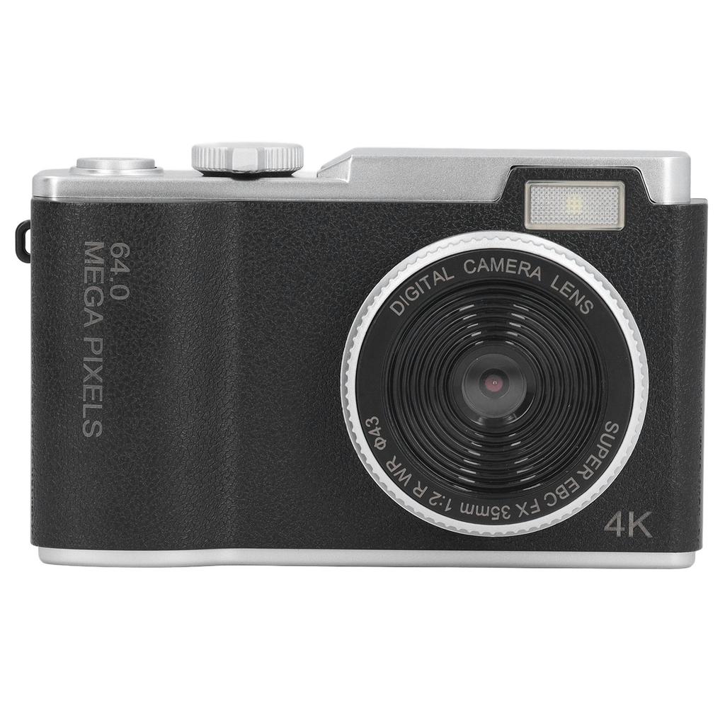 Digital Camera 48MP 1080P 2.4 Inch Screen 16x Zoom Prevent Shaking Portable Compact Selfie Camera for Travel