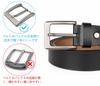 [JingHao] Men's Belt, Plus Sizes, Genuine Leather Belt, Stylish Casual Jeans Belt, Work Belt, Brown & Black, Regular and Large Sizes 105-160cm (XL