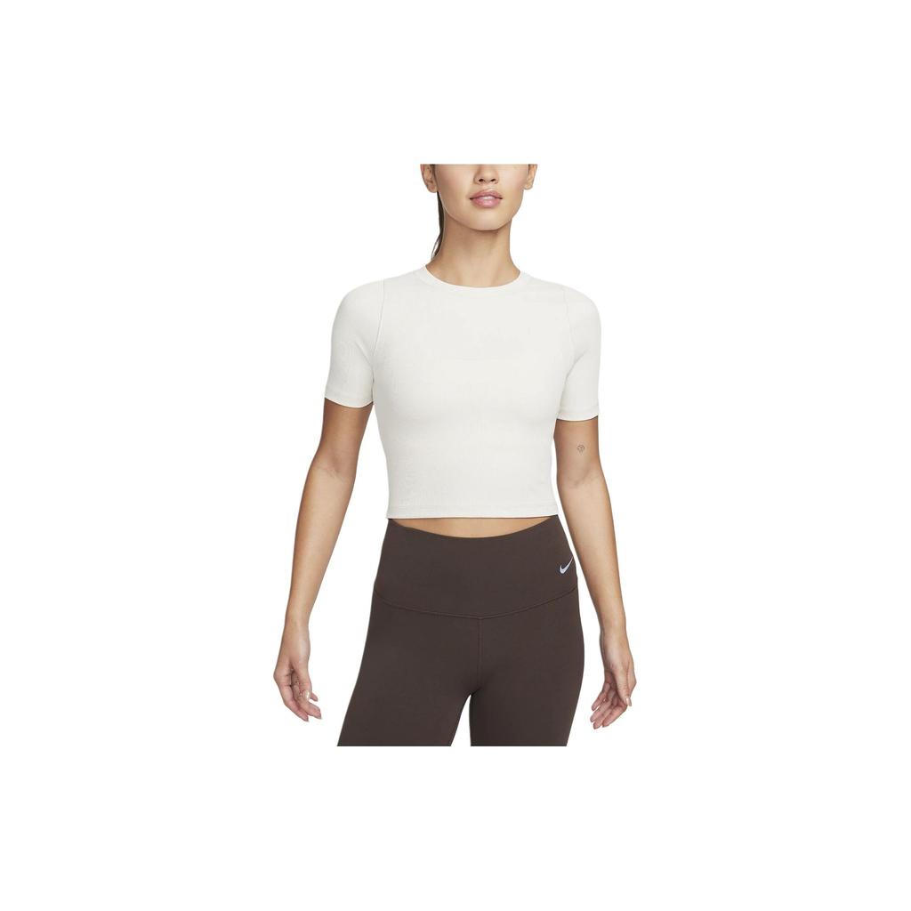Nike T Shirt Women's Stone Brown FN7468-104