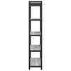 Bookshelf 80 x 30 x 155 cm Engineered Wood Grey Sonoma