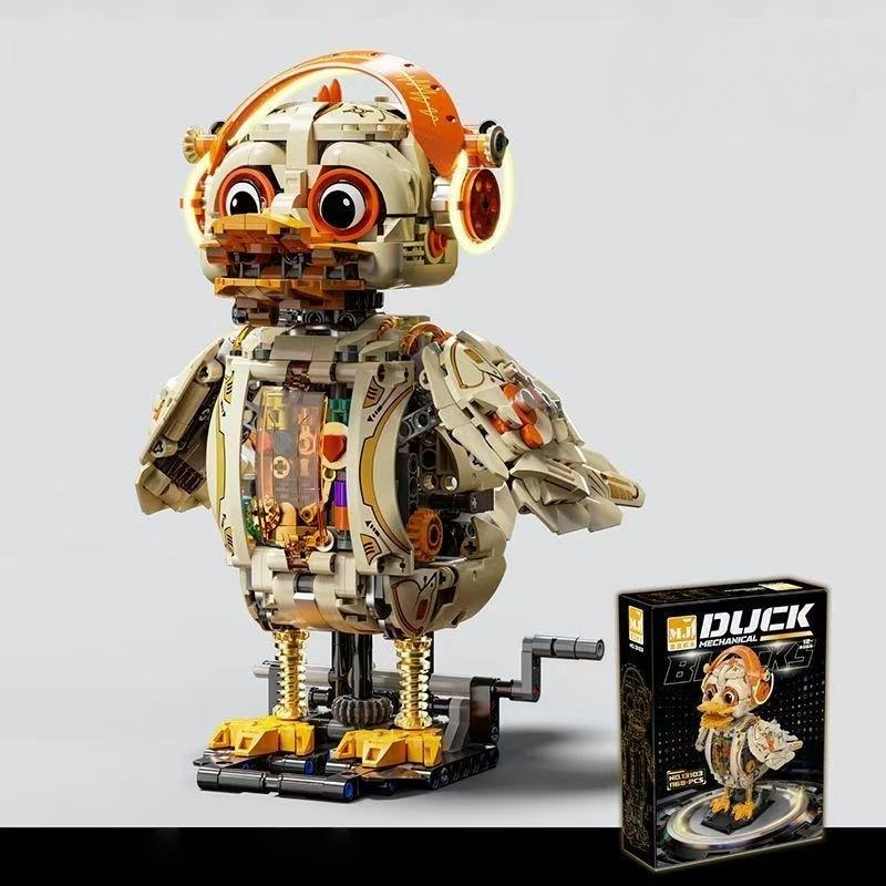 Mechanical Duck Building Blocks Set 1168pcs Robotic Animal Model STEM Educational Toy for Kids Children Gift Tech Robot DIY Kit