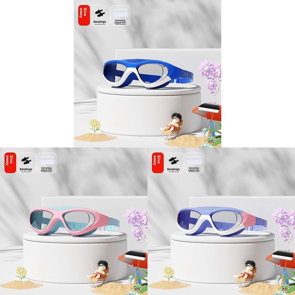 Kids Waterproof Swimming Glasses With Soft Silicone Seal For Pool Swimming And Training