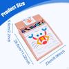 Wooden Pattern Blocks Set Portable Tangram Puzzle for Boys Ages 38 Toddlers
