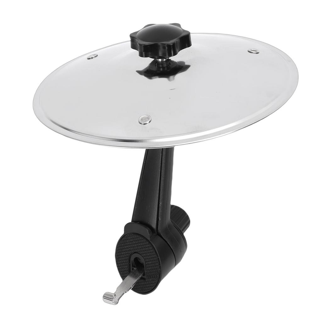 2 Pcs Car Cymbal Silver Clear Sound Small Car Crash Cymbal Air Vent Decor for Drummers Music Lovers