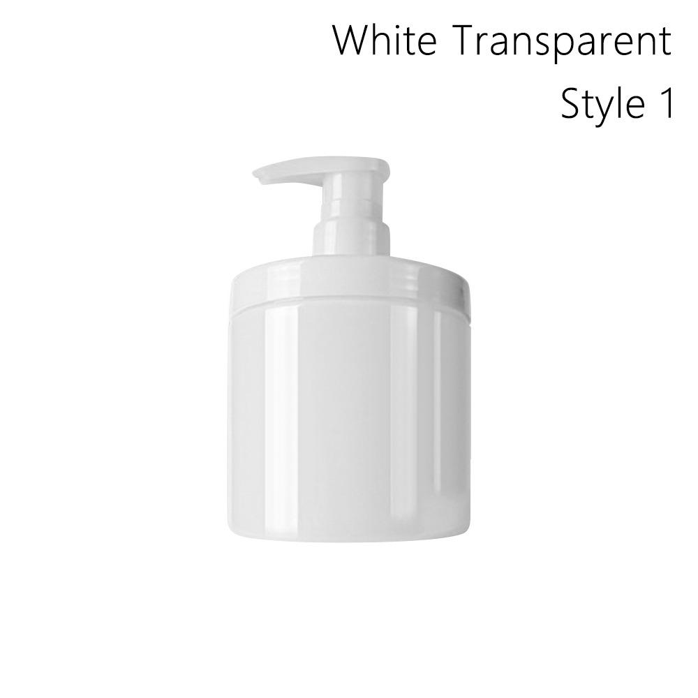 Wide Mouth Pump Bottle Dispenser Clear Storage Bottle  for Shampoo Conditioner Lotion