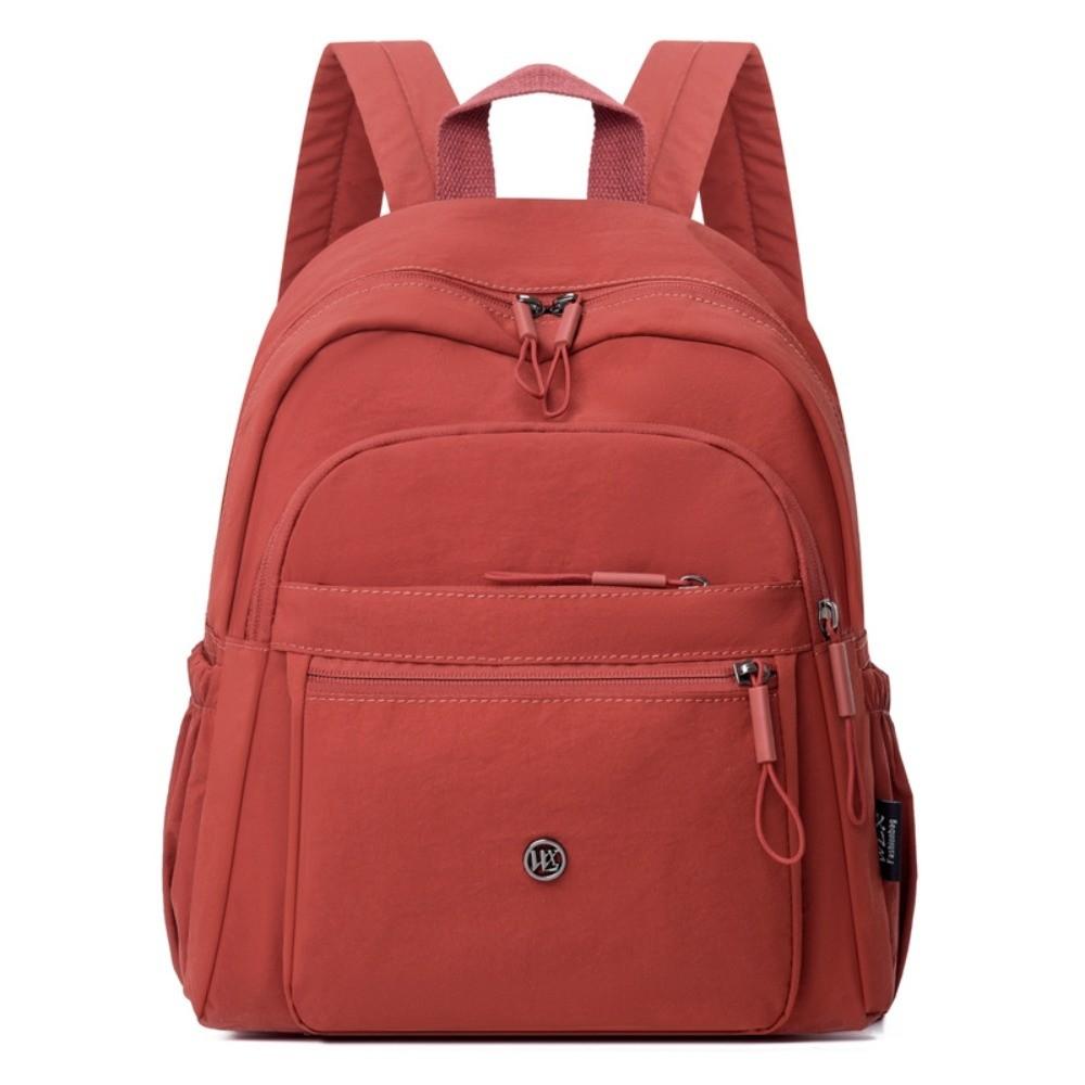 

Вместительный повседневный рюкзак в японском стиле, женская школьная сумка, рюкзак-ракушка, наплечная сумка, женский кирпич красный