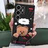 Cute Cartoon Bear Is Suitable for Samsung S22ultra Mobile Phone Case A71 Anti-drop Soft Case S25 Protective Case Couple Model.