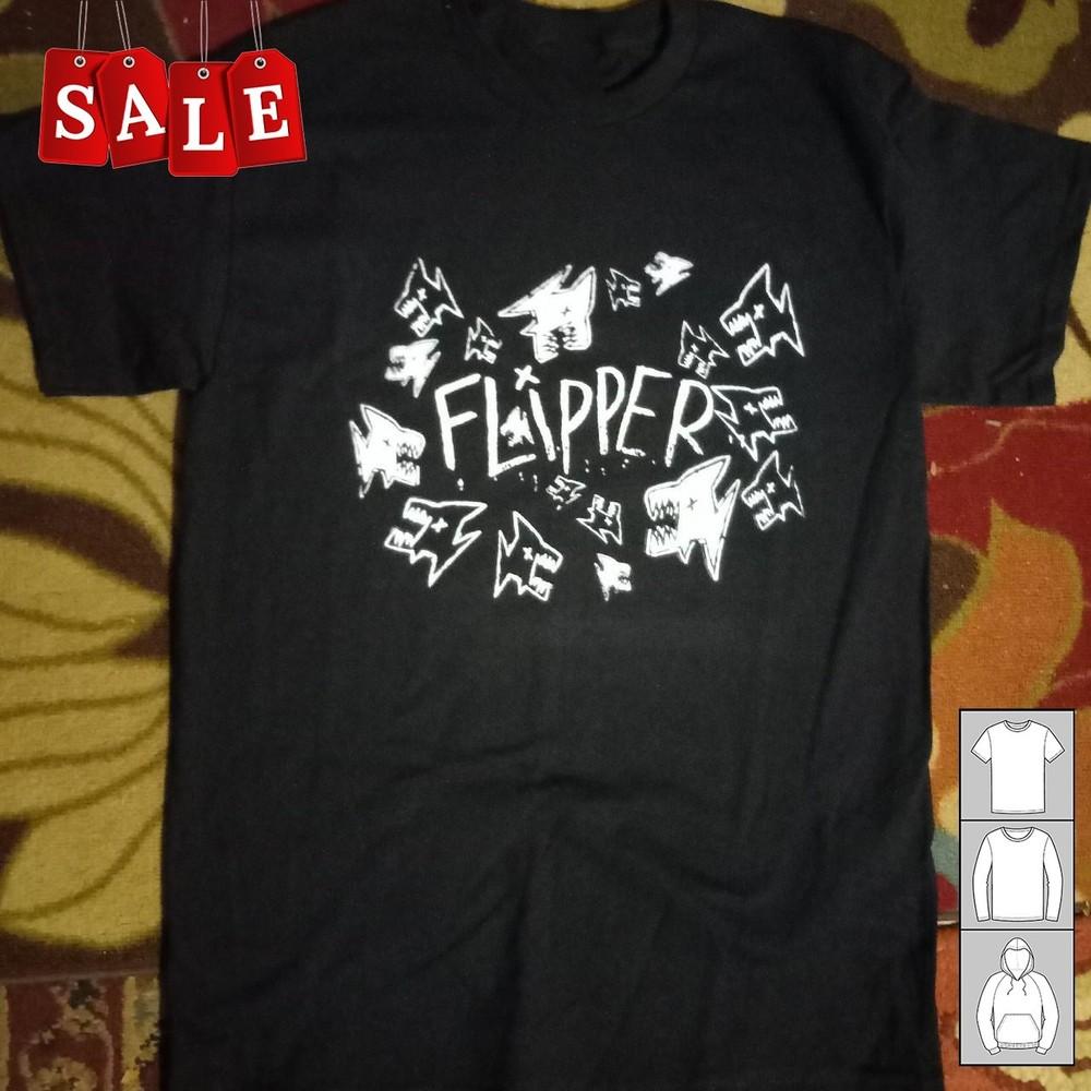 New FLIPPER art damage 80#039;s Gift For Fans Unisex S5XL Shirt UH989 Unisex T-Shirt XXXXL