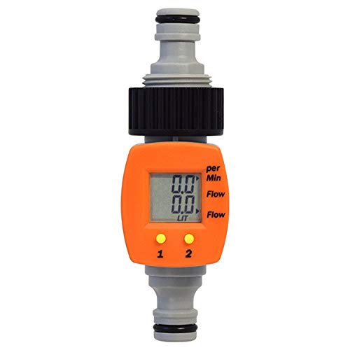 Water-saving Flow Meter AS-111 (instantaneous and Cumulative Flow Rate Display) (purchase the Main Unit and Fitting Set)
