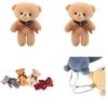 Soft And Durable Teddy Bear Stuffed Toy Keyring For Bag Or Car