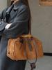 2026 High-End Genuine Leather Women's Tote Bag - Large Capacity Suede Cowhide Shoulder Bag