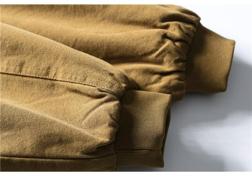 QIYOU Japanese Retro Color Block Detroit Workwear Cotton Jacket - Winter 2025 Collection