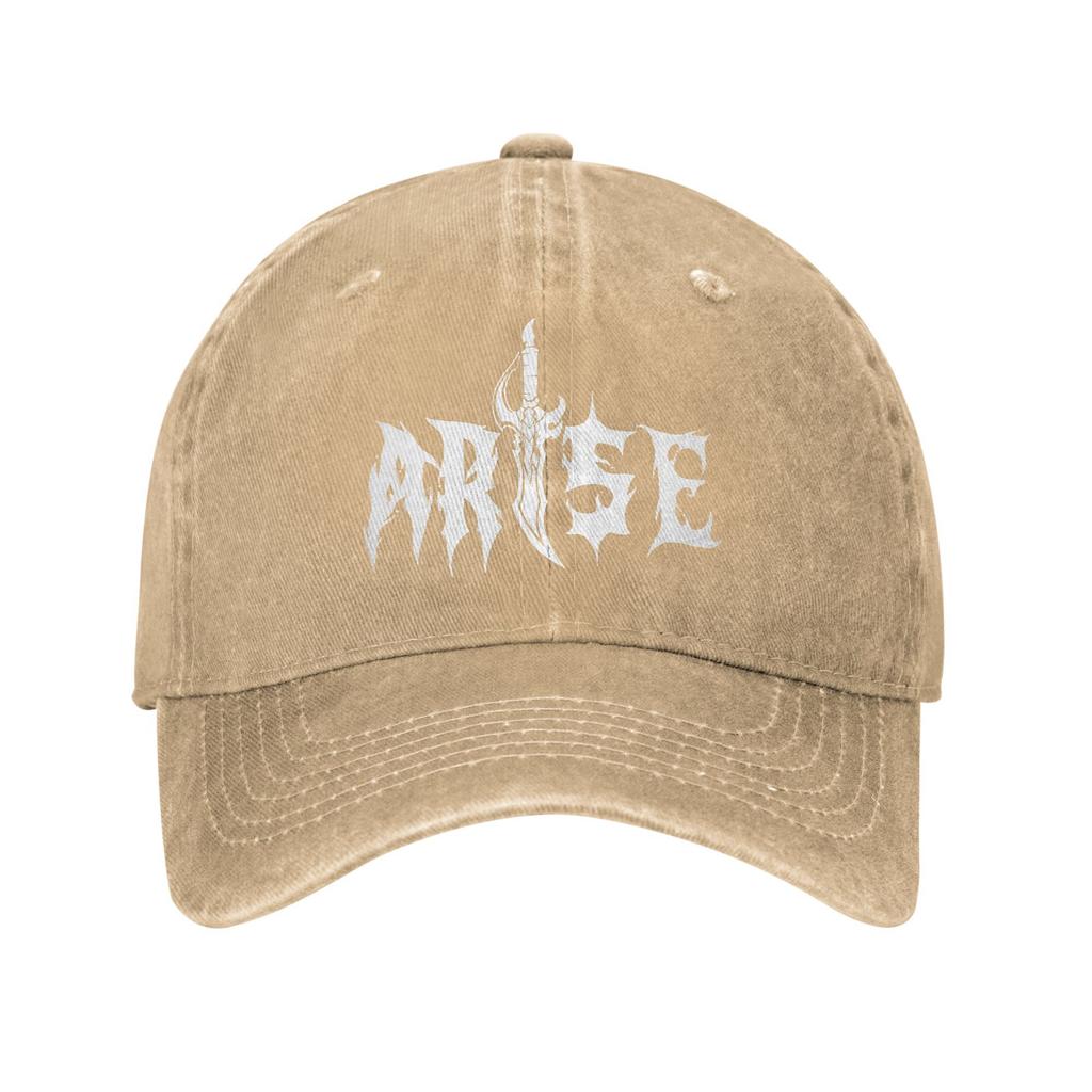 Sung Jin Woo Solo Leveling Arise Unisex Baseball Caps Knight Killer Distressed Denim Caps Hat Vintage Outdoor Golf Soft Snapback