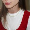 OURPIERRE LOVE SKINNY BEADS NECKLACE GLOW Green