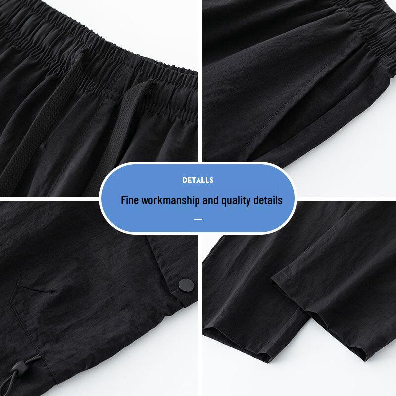 Jeanswest Men's Ice Silk Cargo Straight-Leg Casual Pants