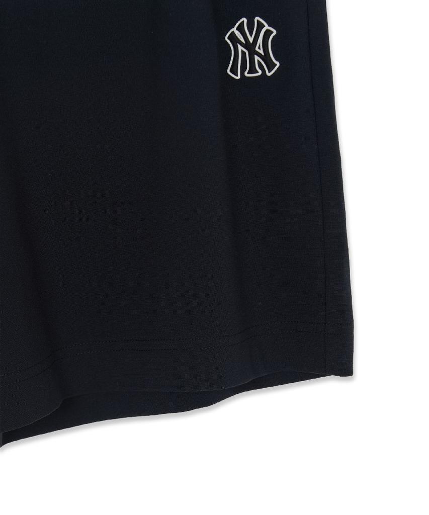 Emelbi Basic Small Logo Cooling Knee-Length Running Shorts Ny (Black)