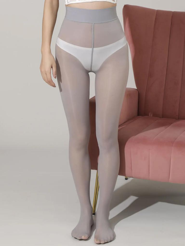 1 Stück Damen-Pferdeöl-Strumpfhose, Sexy Hot Girl Stil, Keine Laufmaschen, Kein Rutschen am Schritt, High-Waist Enge Strumpfhose