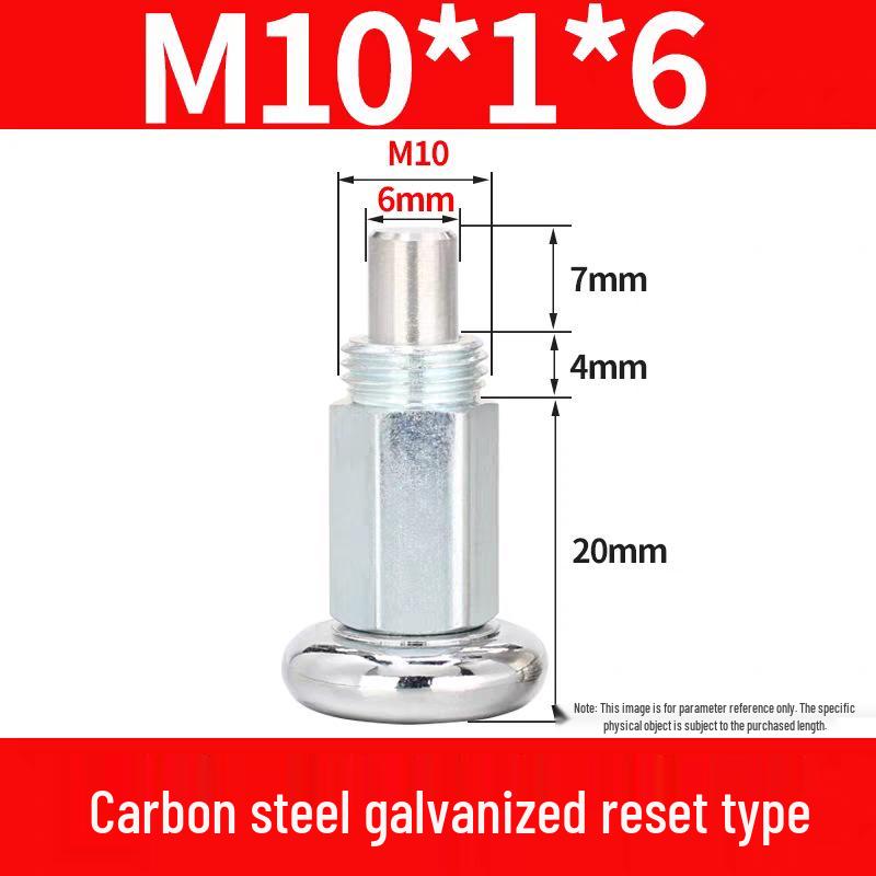 

Самофиксирующийся пружинный выдвижной индексирующий штифт из нержавеющей стали с мелкой резьбой