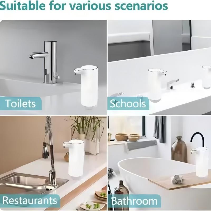 350ML Electric Infrared Automatic Sensor Soap Dispenser New Intelligent Touchless Hand Dish Washing Machine For Bathroom Kitchen