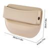 PU Leather Car Seat Crevice Storage Box Car Seat Side Pocket Auto Console Slit Gap Filler Organizers Storage Holder Car Interior