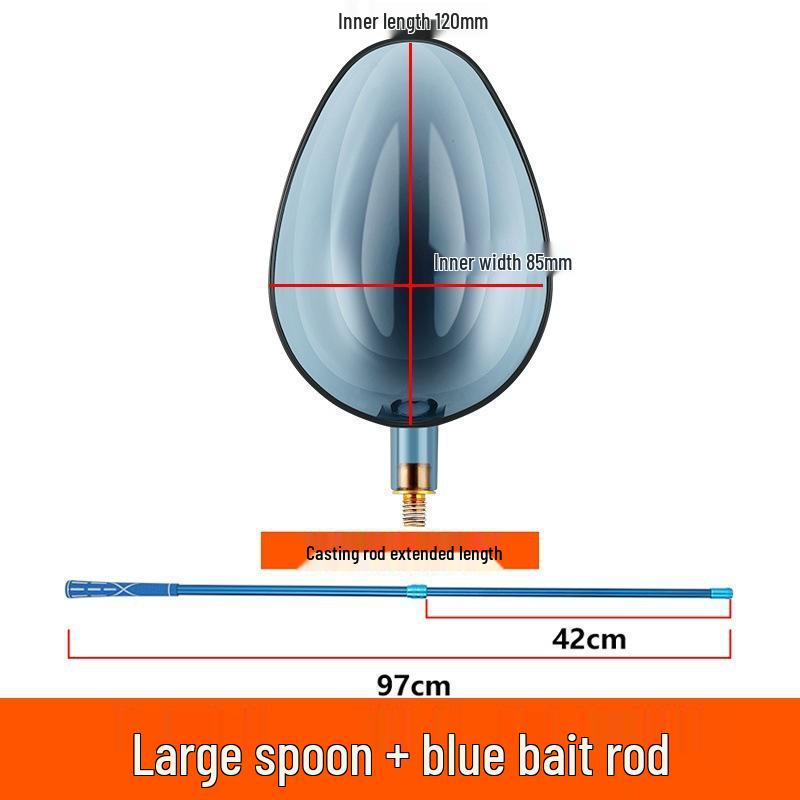 Telescopic Carbon Baiting Spoon Casting Rod for Long-Distance Fishing