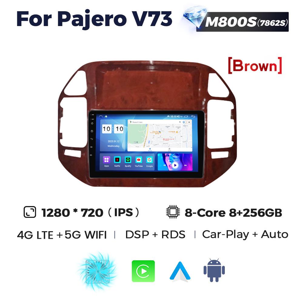 Mitsubishi Pajero V73 Central Control GPS Navigator with Wireless CarPlay