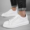 Fashion High quality thick soled men's black and white board shoes Casual Sports Shoes Youth Trend Sneakers adult  leather Shoes New