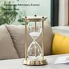 Bronze Hourglass Timer: 3/15/30/60 Min Study & Business Gift