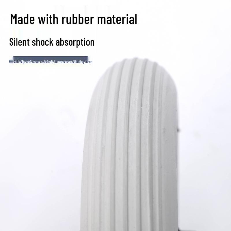 Silent Industrial Wheelchair Wheel: Durable, Wear-resistant, Multi-spec Specified Caster with Hand-pushed Design.