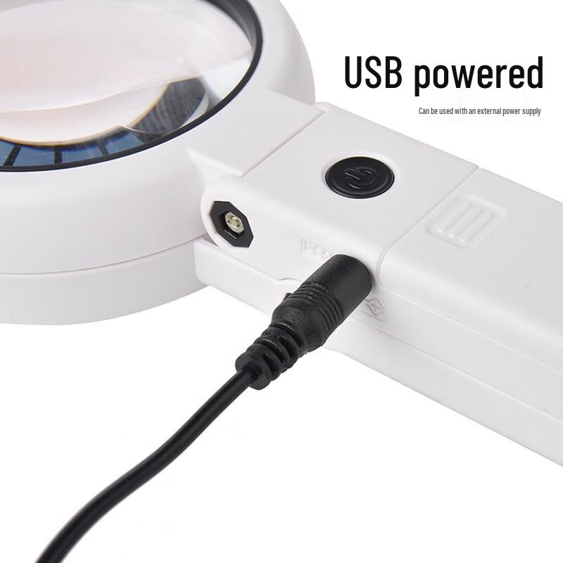 Miling Foldable Handheld Magnifying Glass with Stand