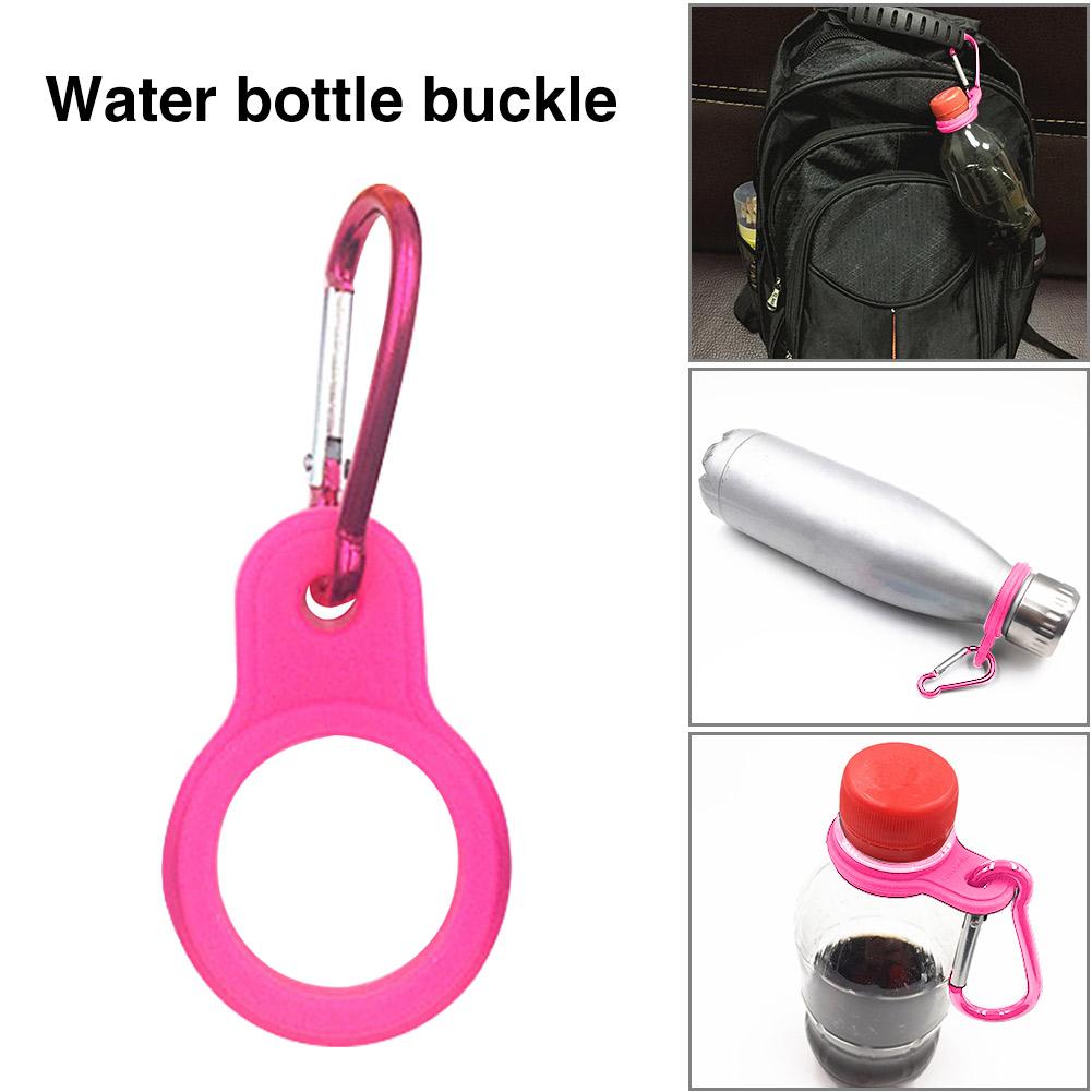 Silicone Sports Kettle Hanging Buckle Carabiner Water Bottle Holder Kettle Buckle Hook Carabiner Camping Portable Outdoor Tools