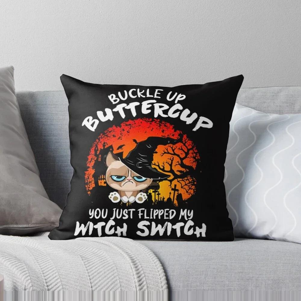 Decorative Home Pillow Case Cushion Covers Black X Modern Living Room Sofa Bed Halloween Fear