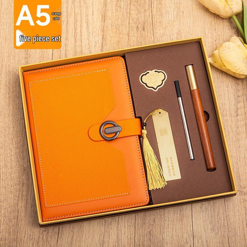 Luxury Business Notebook Gift Set with Custom Logo - Ideal for Company Meetings