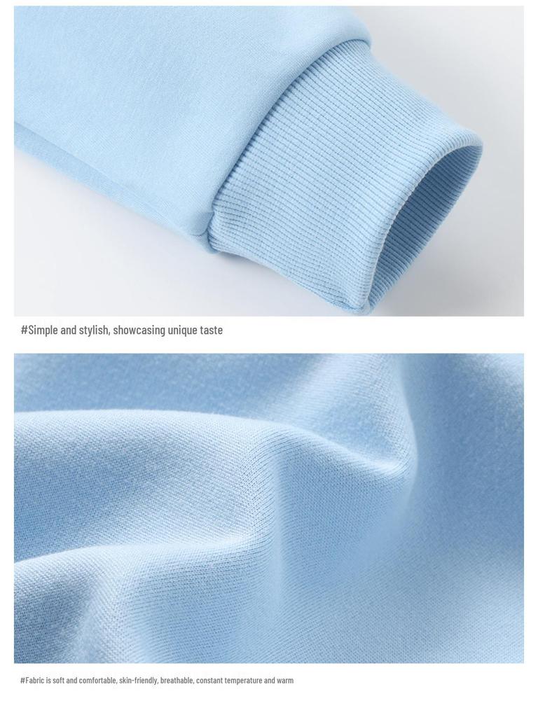 Custom Cotton Hoodie for Restaurant Waitstaff: Milk Tea, Coffee, BBQ - Autumn/Winter Workwear with Logo Print