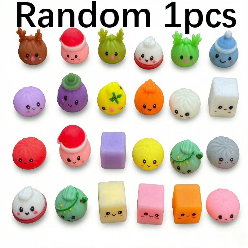 2026 Karácsony 24 Napos Visszaszámláló Squishy Adventi Naptár Meglepetés Doboz Gombóc Lassú Visszapattanású Squishies Nyomkodható Szenzoros Ajándék