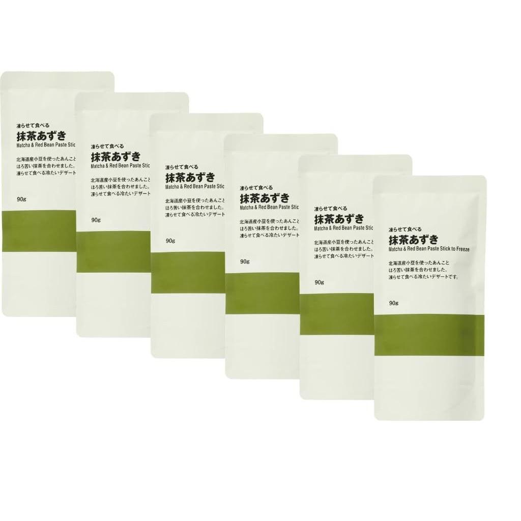 Muji Frozen Matcha Azuki 90g 6 Pack Ice Limited Edition