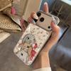 Watercolor Leopard Drop Glue Case For iPhone 15 17 13 Pro Max Phone 11 12 ProMax 14 15 16 Plus Cases Shockproof Minimalist Funda