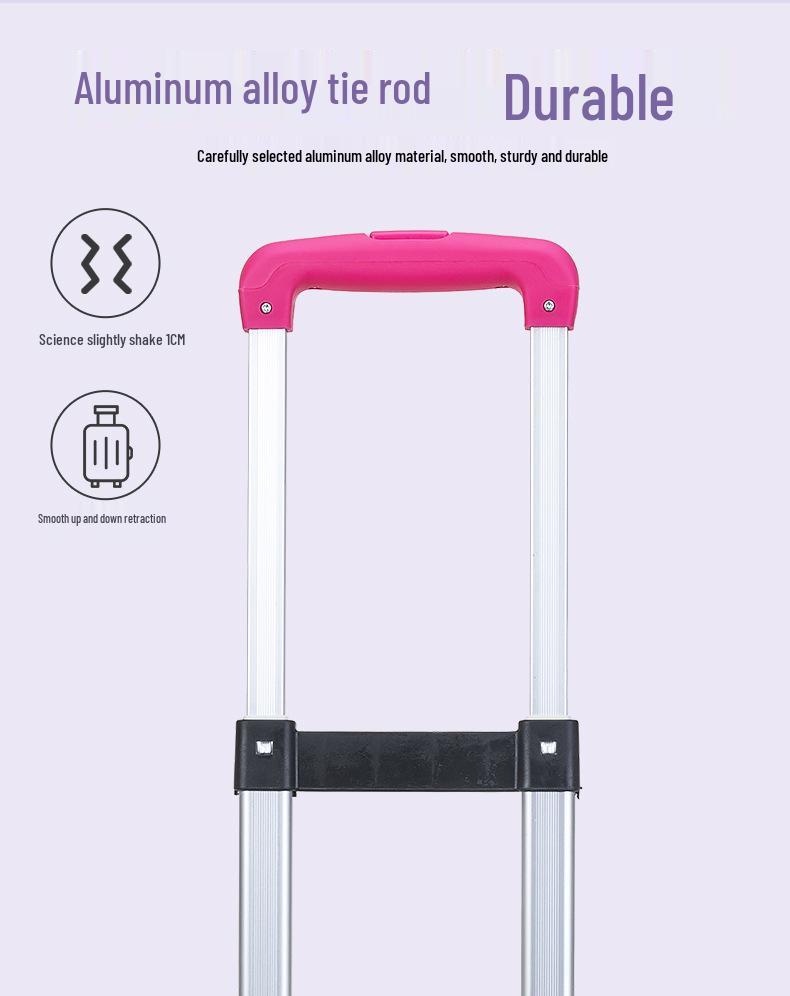 Lightweight Trolley Schoolbag for Primary School Girls - Large Capacity Backpack for Grades 1-6