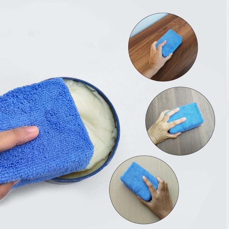 8 balení mikrovláknových aplikačních polštářků Mikrovláknová houba Houba na mytí auta a čisticí polštářky Perfektní pro voskový tmel bez námahy
