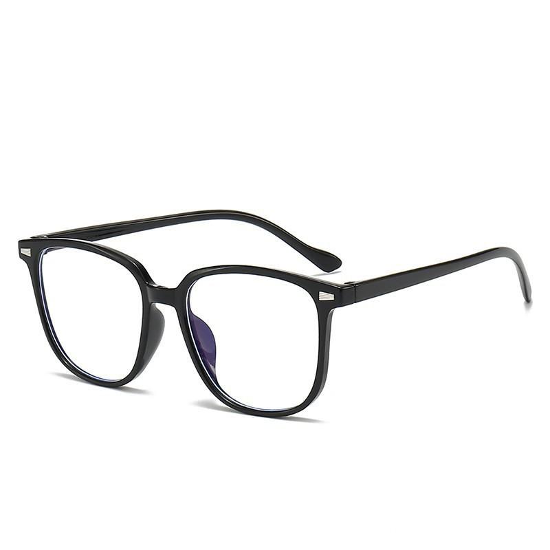 

Без макияжа, очки в большой черной оправе, женская близорукость, можно вставить линзы с диоптриями, квадратное и круглое лицо, антибликовые очки с плоскими линзами, оправа для глаз, без диоптрий [No lenses] Glasses empty frame