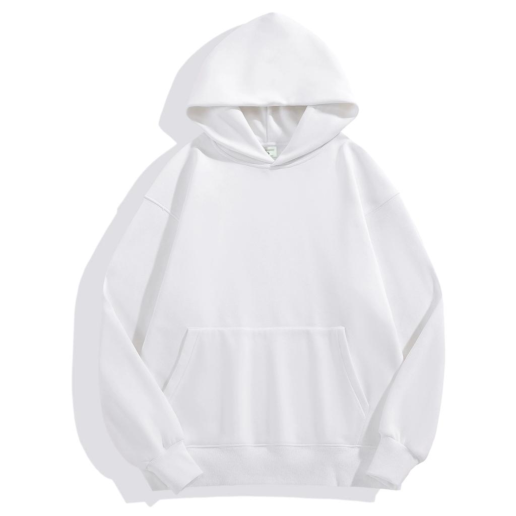 Autumn Winter Casual Thick Hooded Sweatshirts Men Cotton Solid Color Men's Hoodies Sweatshirt
