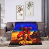 Soft Blankets Decorative Metroids Hero Game  Throw Blanket  Flannel Bedspread For Couch Chair Aesthetic Sofa Bed Cover