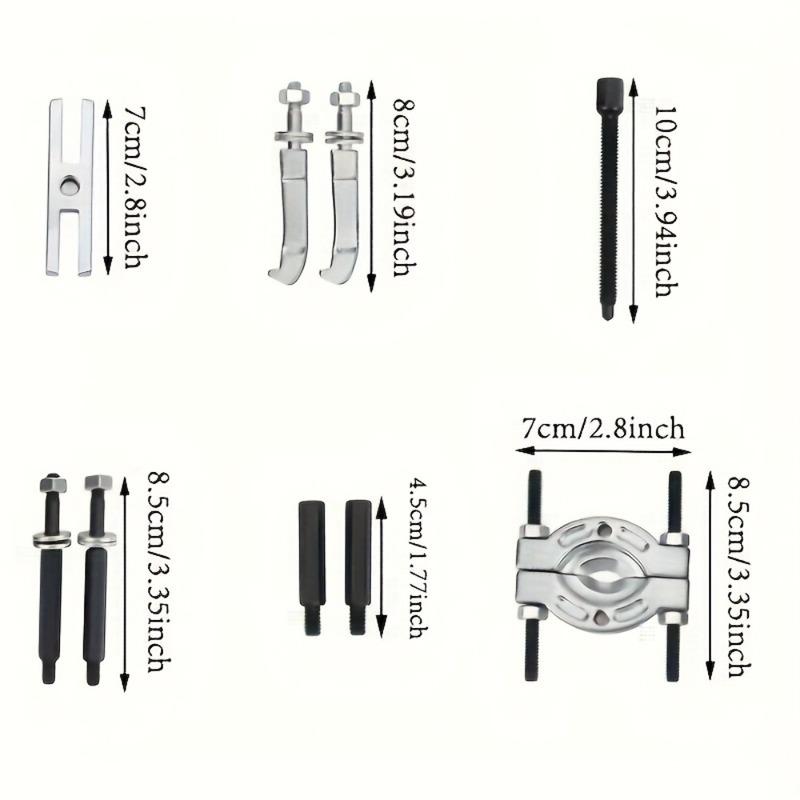 9Pcs Bearing Separator Tool Set Heavy Duty Bearing Puller Kit for Engine Transmission Repair Universal Precision Auto Tools